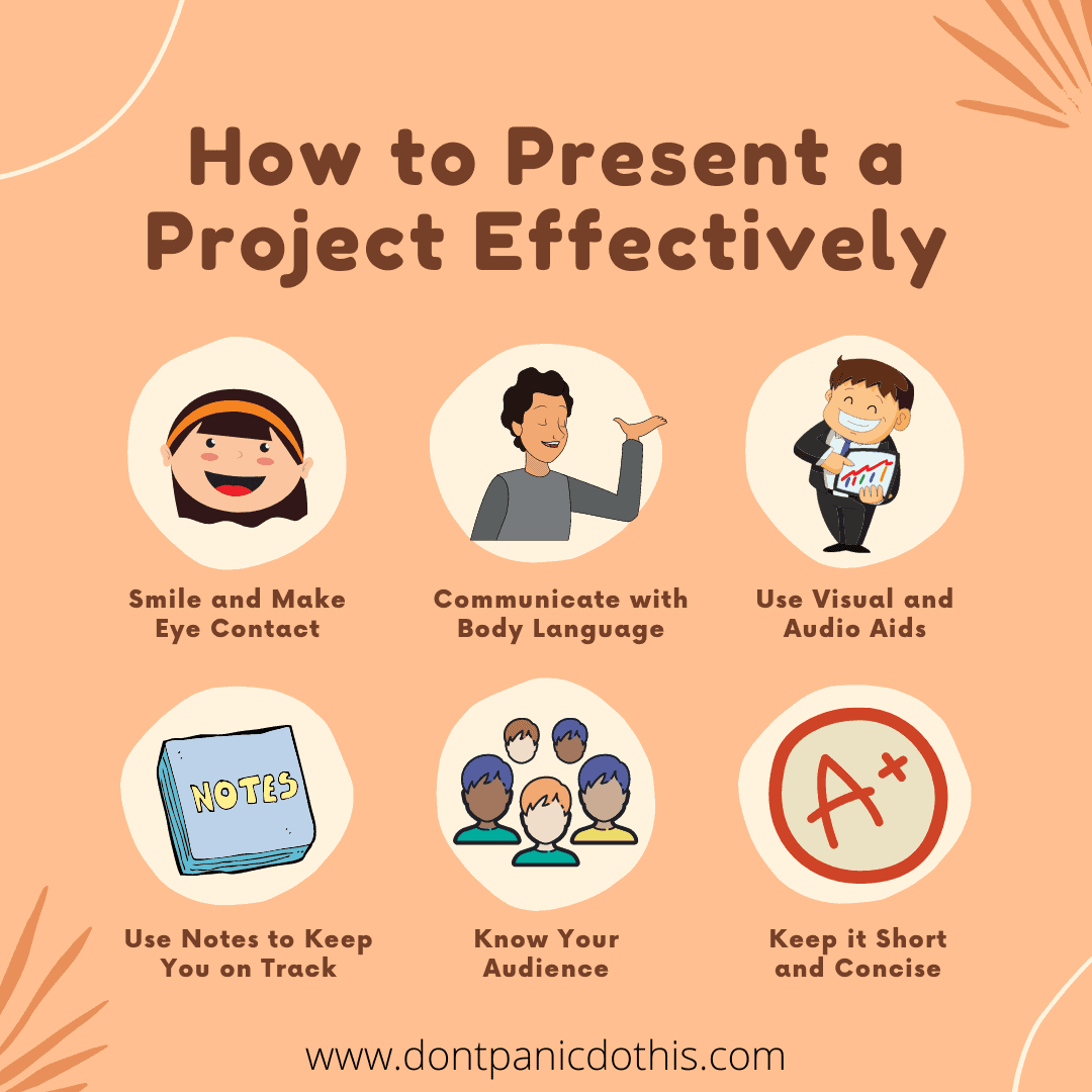 How to Present a Project Effectively chart