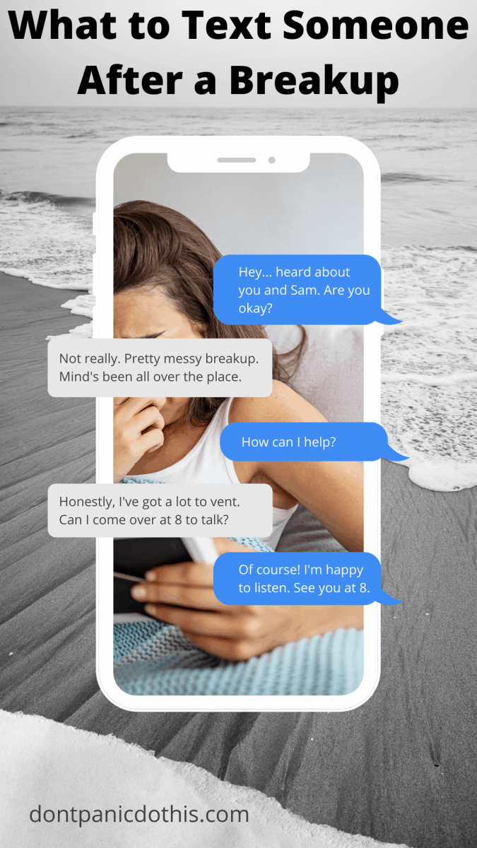 What to Text Someone After a Breakup