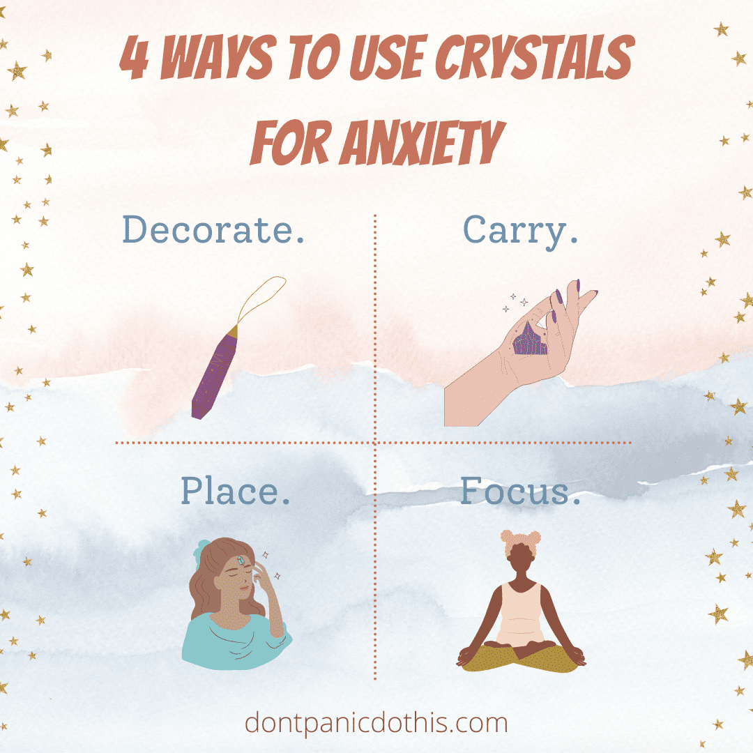 how to use crystals for anxiety
